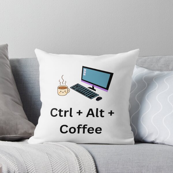 Artikelvorschau, Ctrl + Alt + Coffee - Coffee break entworfen und verkauft von DailyQuestPrint.