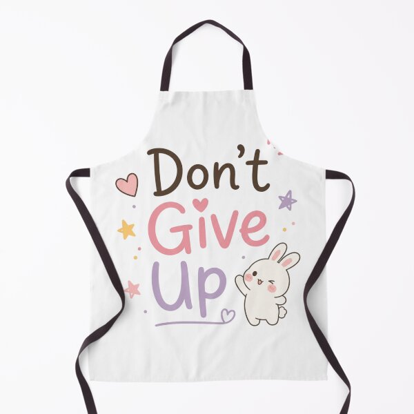 Item preview, Don't Give Up Cute Bunny Motivation | Kawaii Inspirational Quote Design designed and sold by Sanika arts .