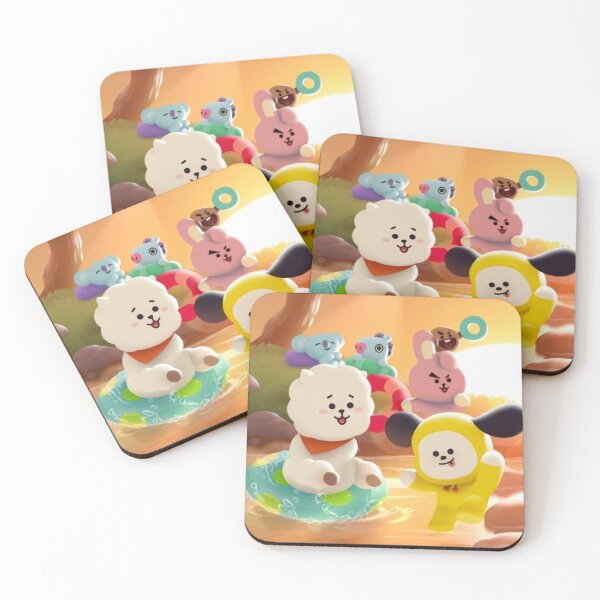 Item preview, Cute Animal Friends River Sunset - Kawaii Golden Hour Summer designed and sold by Billy Morfo™.