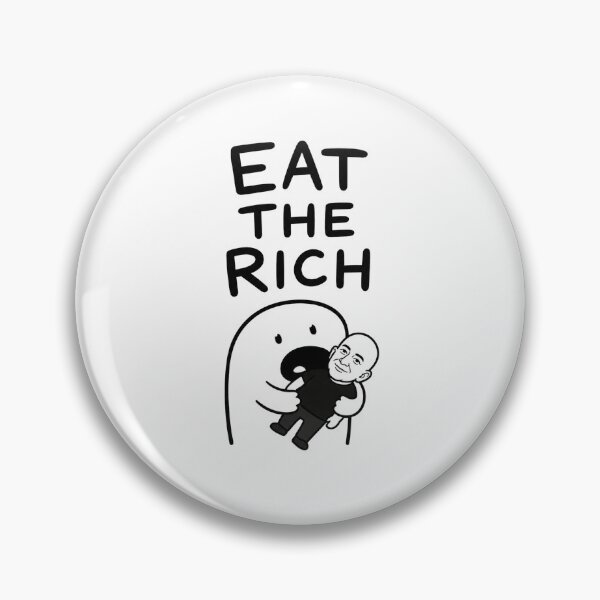 Item preview, Eat The Rich Funny Political Satire Cartoon designed and sold by Owcomm.