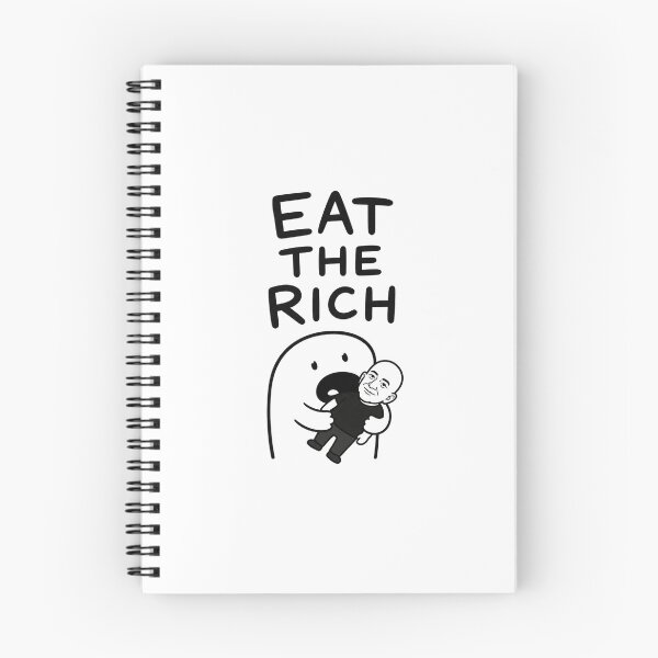 Item preview, Eat The Rich Funny Political Satire Cartoon designed and sold by Owcomm.