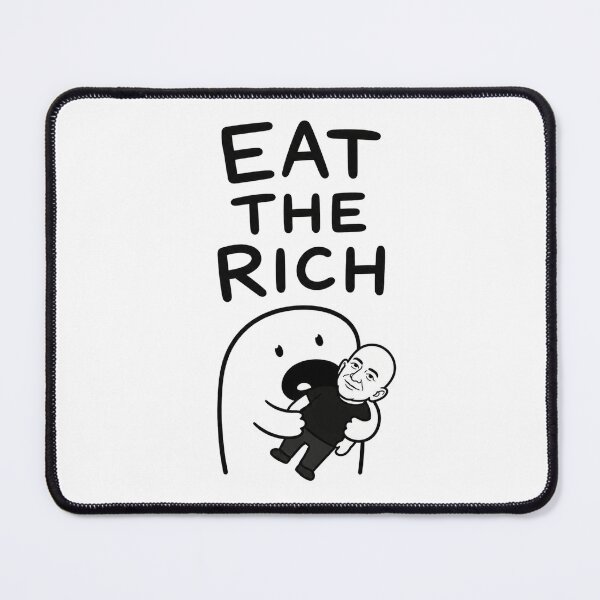 Item preview, Eat The Rich Funny Political Satire Cartoon designed and sold by Owcomm.
