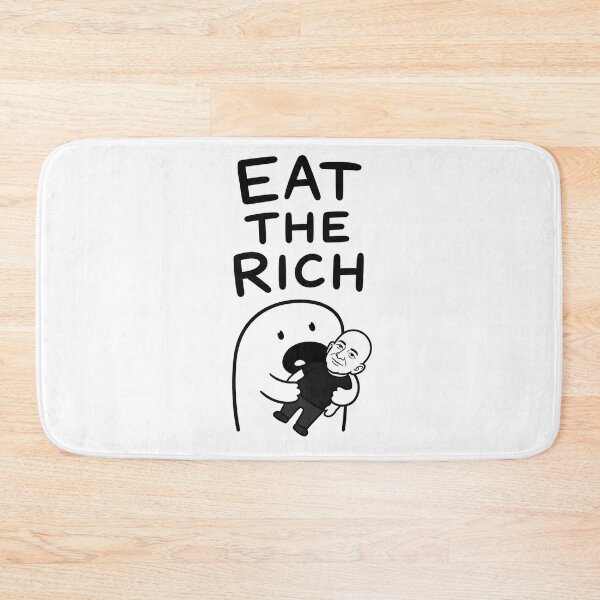 Item preview, Eat The Rich Funny Political Satire Cartoon designed and sold by Owcomm.