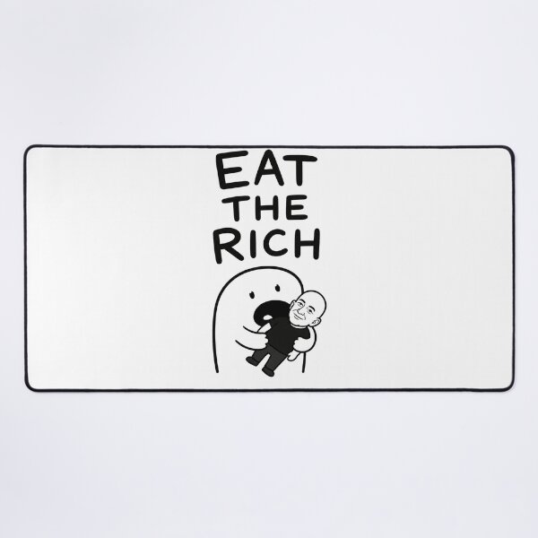 Item preview, Eat The Rich Funny Political Satire Cartoon designed and sold by Owcomm.