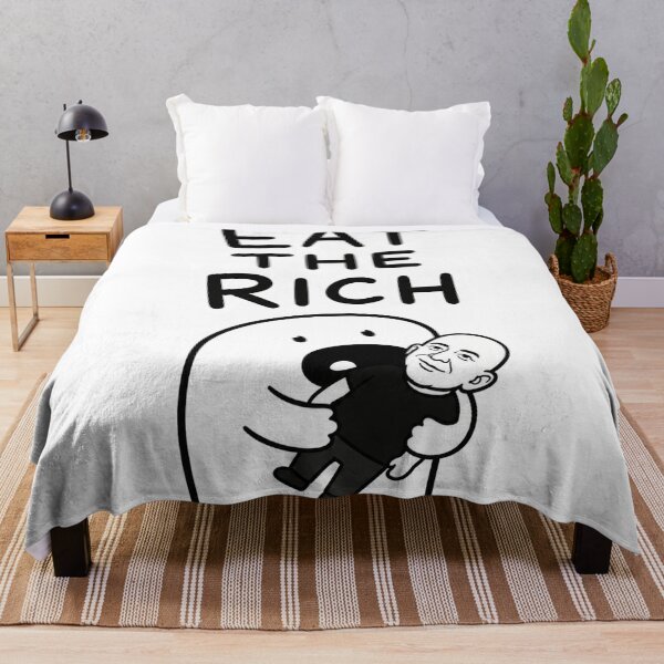 Item preview, Eat The Rich Funny Political Satire Cartoon designed and sold by Owcomm.