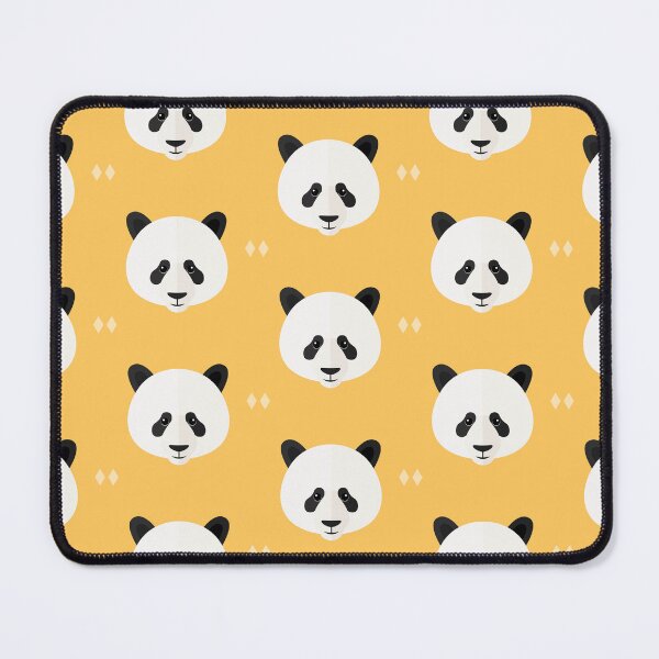 Item preview, Panda heads on yellow designed and sold by reneesillus.