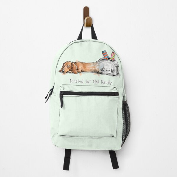 Item preview, Toasted but Not Ready: Funny Dachshund Toaster Illustration designed and sold by SoulPT.