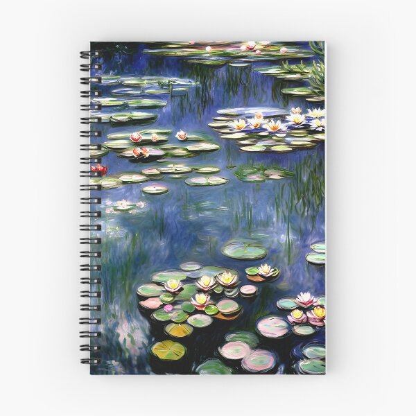 Item preview, Water Lilies: Impression of Reflections & Blossoming Surfaces (27)(1916) designed and sold by artdesignsnow.