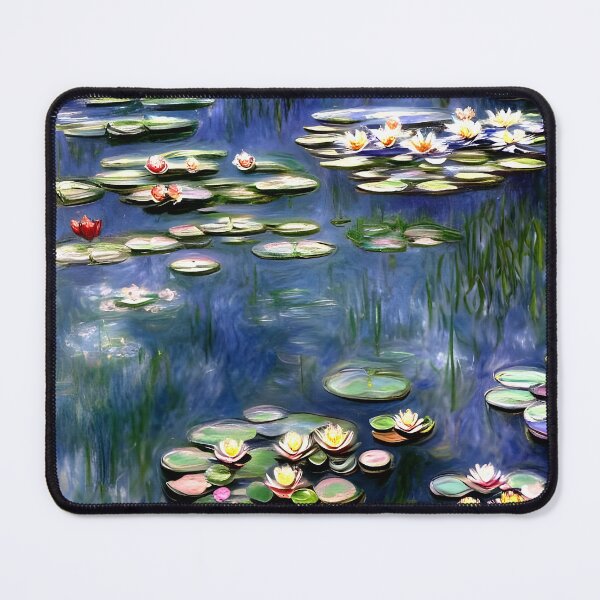 Item preview, Water Lilies: Impression of Reflections & Blossoming Surfaces (27)(1916) designed and sold by artdesignsnow.