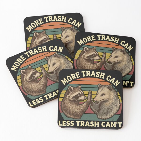 Item preview, More Trash Can Less Trash Can't Animals designed and sold by PDKDesigns.