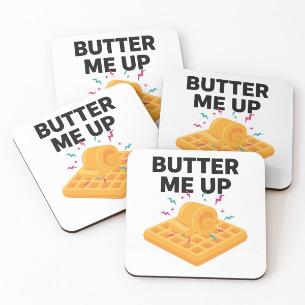 Item preview, Breakfast Funny Brunch Coffee Pancake Butter Me Up designed and sold by LuminOrb.