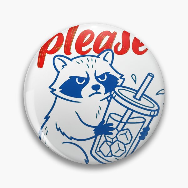 Item preview, No Ice Please Grumpy Raccoon Coffee designed and sold by PDKDesigns.