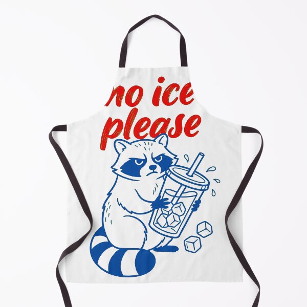 Item preview, No Ice Please Grumpy Raccoon Coffee designed and sold by PDKDesigns.