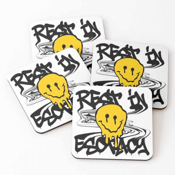 Item preview, Rest In Ecstasy – Melting Smiley Graphic Tee designed and sold by Never Satisifed AU.