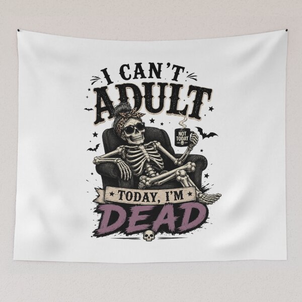 Item preview, I can't adult today designed and sold by Side Quest Co..