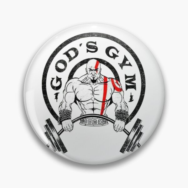 Item preview, God's Gym Kratos Bodybuilding Fitness Parody designed and sold by Velvet-Mirage.