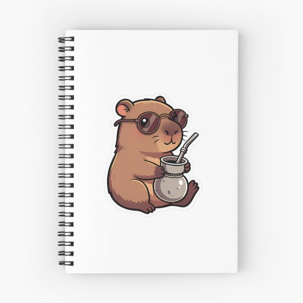Item preview, Cool Capybara Drinking Traditional South American Mate designed and sold by nrfbbagenes.