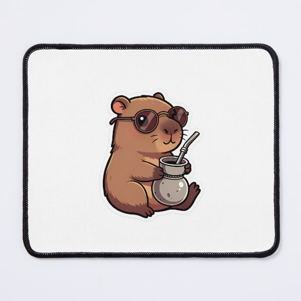 Item preview, Cool Capybara Drinking Traditional South American Mate designed and sold by nrfbbagenes.
