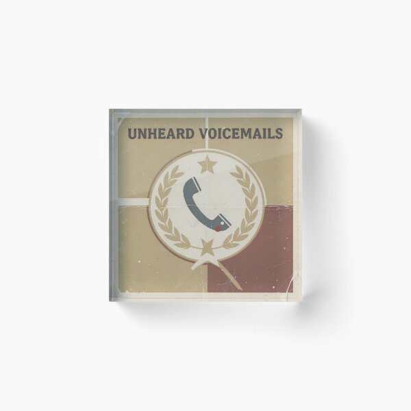 Item preview, Bureau of Unheard Voicemails Retro Poster designed and sold by PictorialWhimsy.
