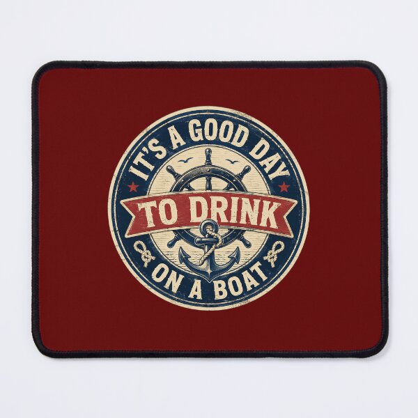 Item preview, It's A Good Day To Drink On A Boat Funny Boating Gift Summer Lake Day designed and sold by SHREE ART STUDIO.