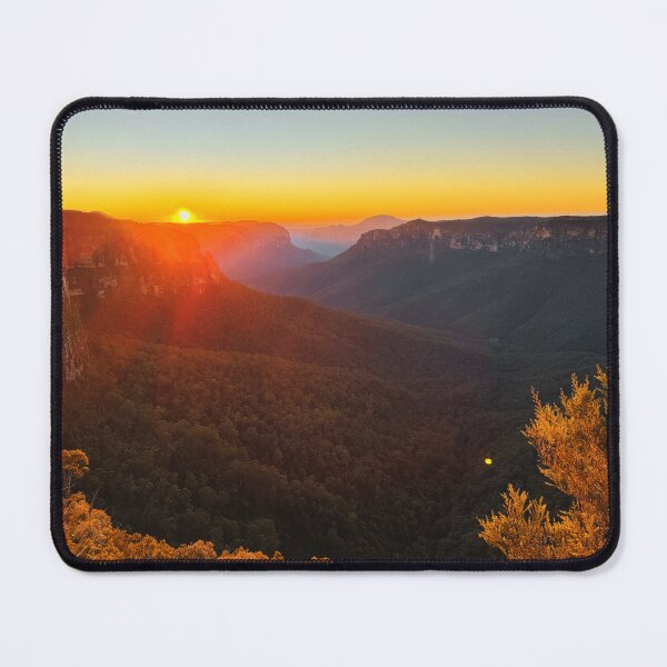 Item preview, Golden Sunrise at Govetts Leap, Blue Mountains designed and sold by kelliejane.