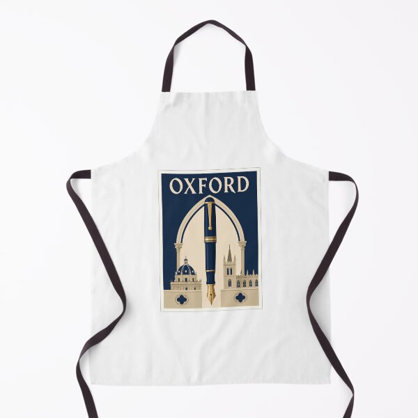 Item preview, Oxford Fountain Pen Travel Poster designed and sold by Beyond Destinations.