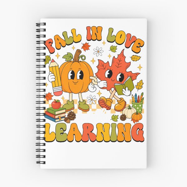 Item preview, Fall In Love With Learning Vintage Teacher Pumpkin designed and sold by varin-studio.
