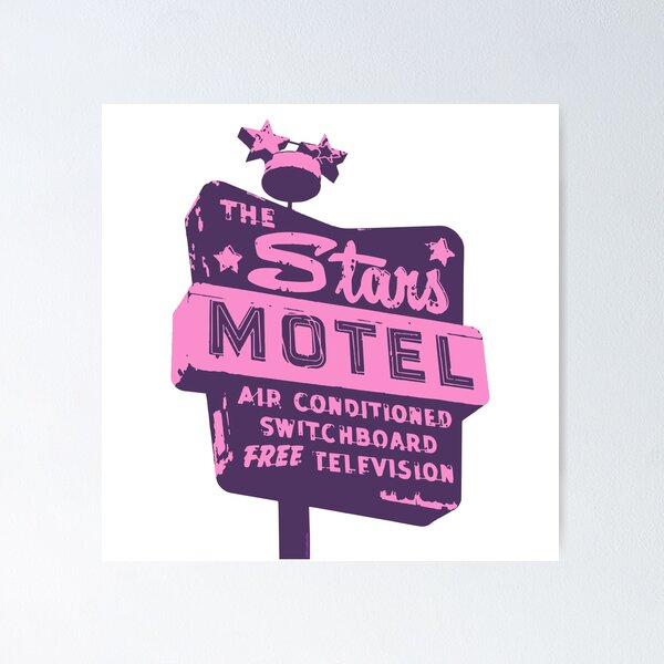 Seeing Stars ... Motel ... (Purple) Poster