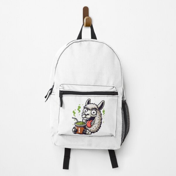 Aperçu de l'œuvre Crazy Lama tient du Yerba Mate créée et vendue par nrfbbagenes.