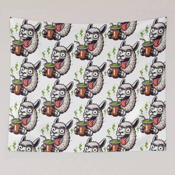 Item preview, Crazy Lama Hold Yerba Mate designed and sold by nrfbbagenes.