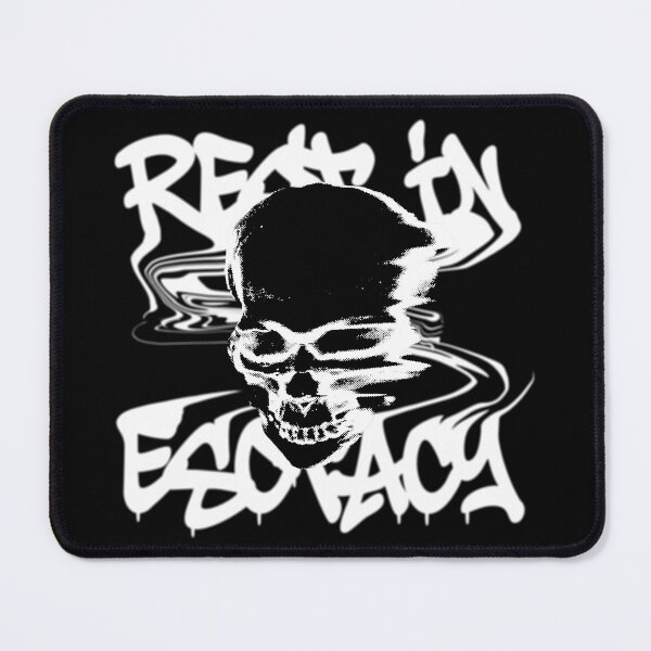 Item preview, Rest In Ecstasy – Distorted Skull Graffiti Streetwear Design designed and sold by Never Satisifed AU.