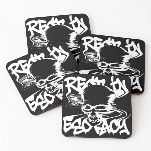 Item preview, Rest In Ecstasy – Distorted Skull Graffiti Streetwear Design designed and sold by Never Satisifed AU.