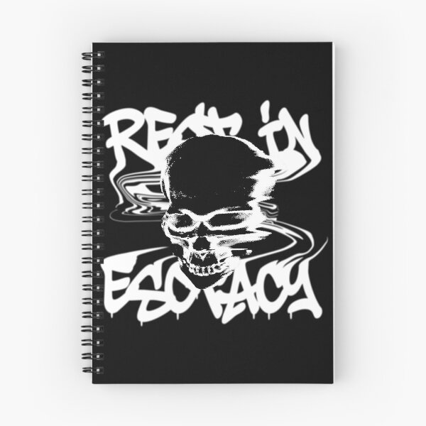 Item preview, Rest In Ecstasy – Distorted Skull Graffiti Streetwear Design designed and sold by Never Satisifed AU.