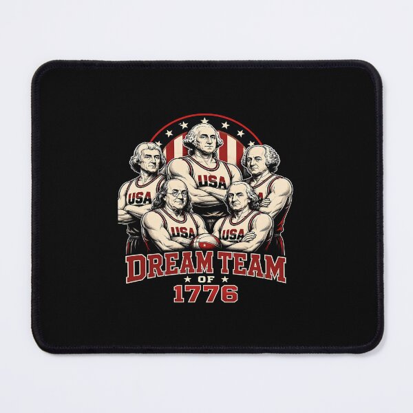 Item preview, Dream Team of 1776 Patriotic Basketball designed and sold by LeneWUArt.