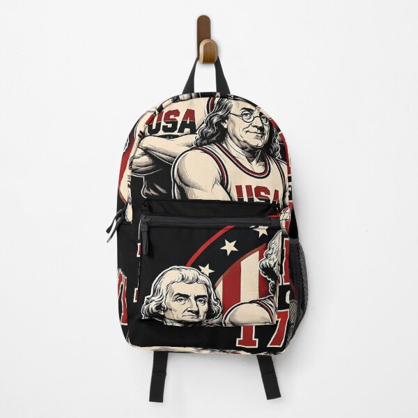 Item preview, Dream Team of 1776 Patriotic Basketball designed and sold by LeneWUArt.