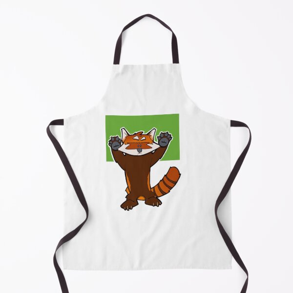 Item preview, Playful Cartoon Red Panda Roaring Funny Wildlife Art designed and sold by Richcameroart.