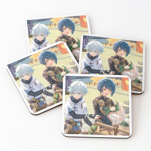 Item preview, Chongyun and Xingqiu designed and sold by Lauwuuh.