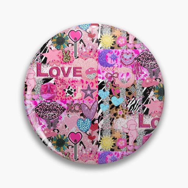 Item preview, cool girly vibes cheetah pink purple love collage  designed and sold by pasteldreams26.