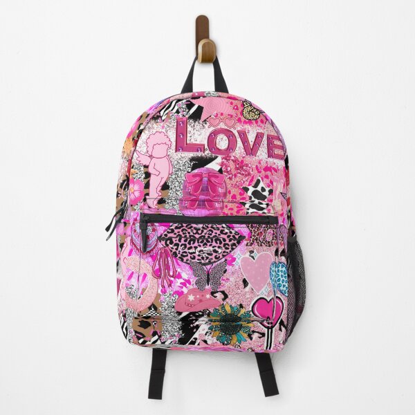 Item preview, cool girly vibes cheetah pink purple love collage  designed and sold by pasteldreams26.