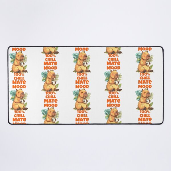 Item preview, Cute Capybara With Yerba Mate Mate Mood designed and sold by nrfbbagenes.