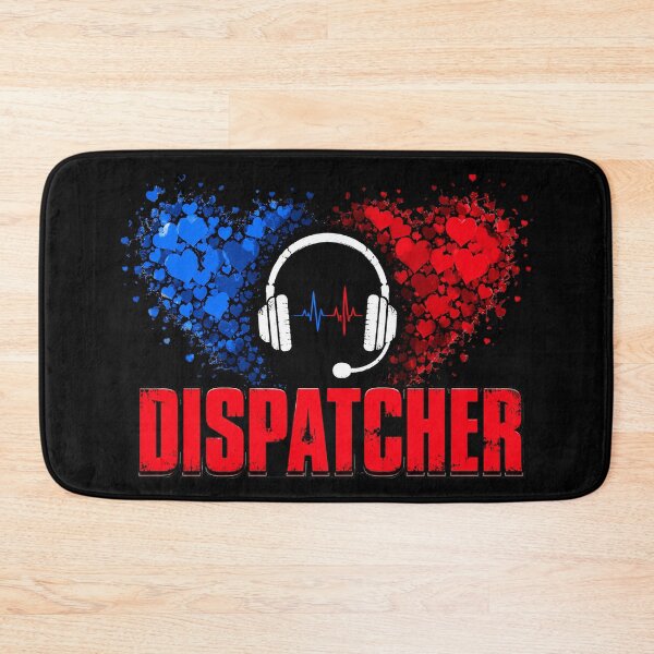 Item preview, Red White Blue Patriotic 911 Dispatcher Heart 4th of July designed and sold by OlakunleOloroz.