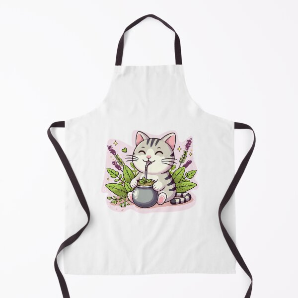 Item preview, Cute Cat Drink Yerba Mate (1) designed and sold by nrfbbagenes.