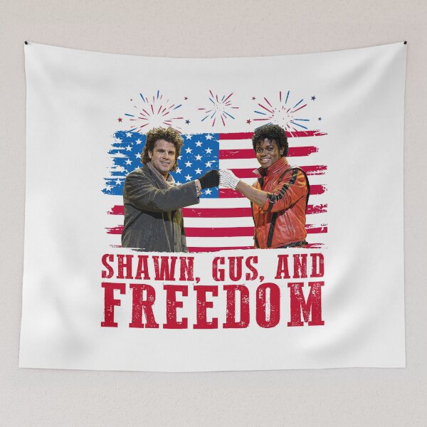 Item preview, Shawn, Gus and FreeDom 4th Of July Funny Buddy Comedy Patriotic designed and sold by DoubleLoadCJ.
