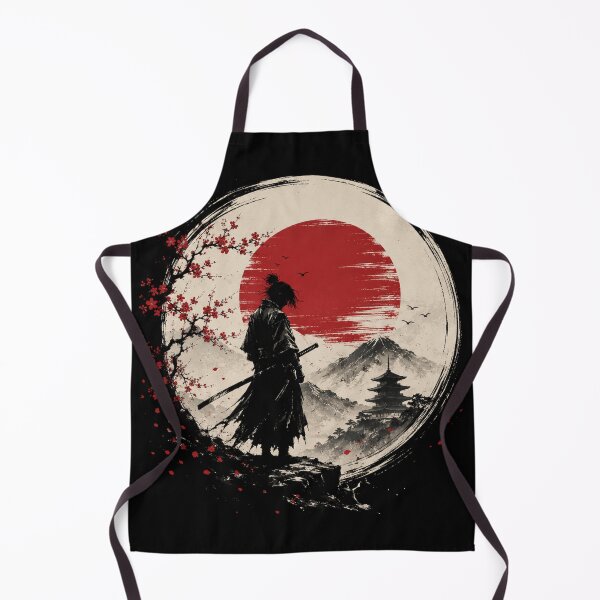 Item preview, Samurai Warrior Japanese Sun Botanical Art designed and sold by Poldi89.