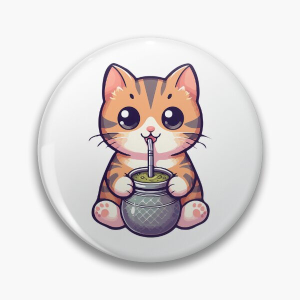 Item preview, Cute Cat Drink Yerba Mate designed and sold by nrfbbagenes.