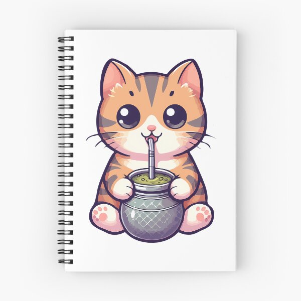 Item preview, Lindo gato bebiendo yerba mate designed and sold by nrfbbagenes.