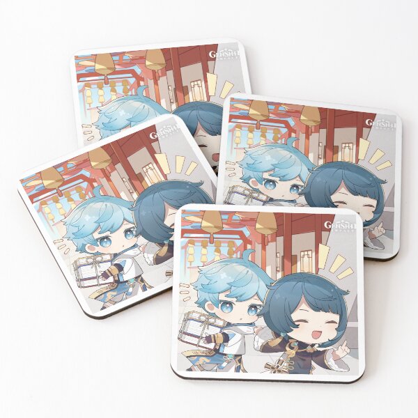 Item preview, Chongyun and Xingqiu designed and sold by Lauwuuh.
