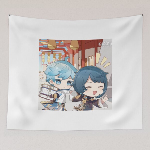 Item preview, Chongyun and Xingqiu designed and sold by Lauwuuh.