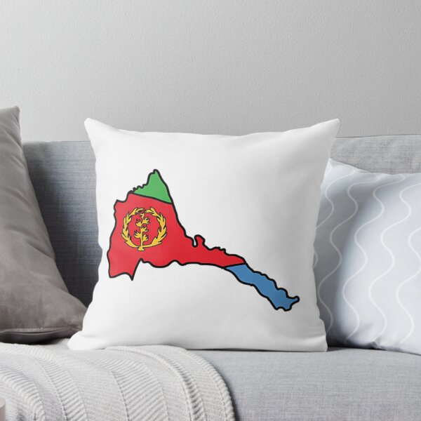 Item preview, Eritrea Country Shape Flag designed and sold by thationchris.