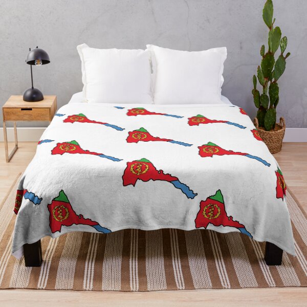 Item preview, Eritrea Country Shape Flag designed and sold by thationchris.